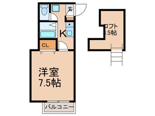 イーハトーヴ多々良の物件間取画像